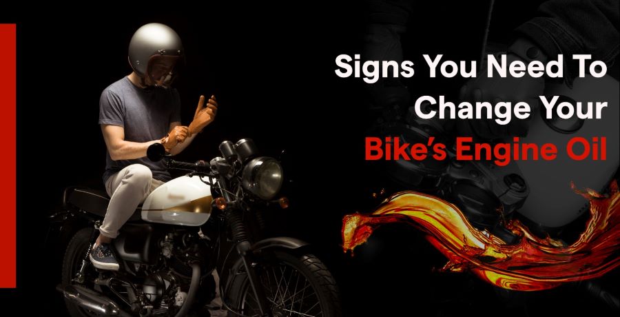 signs to change bike engine oil